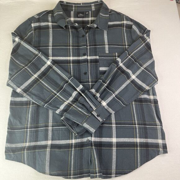 The Disney Store Vintage Shirts Men Mickey Mouse Flannel Button Up 2XL - Picture 1 of 15